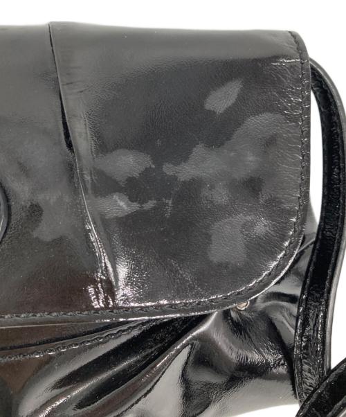 CELINE（セリーヌ）CELINE (セリーヌ) パテント ロゴプレート ワンショルダーバッグ ブラック サイズ:なしの古着・服飾アイテム