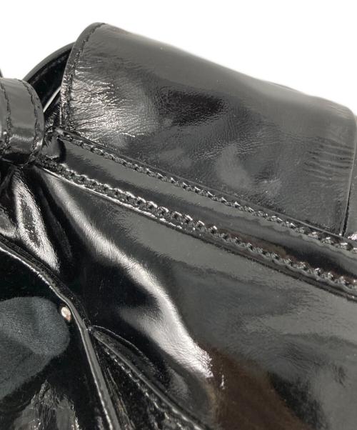 CELINE（セリーヌ）CELINE (セリーヌ) パテント ロゴプレート ワンショルダーバッグ ブラック サイズ:なしの古着・服飾アイテム