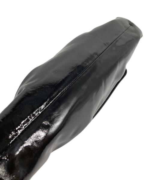 CELINE（セリーヌ）CELINE (セリーヌ) パテント ロゴプレート ワンショルダーバッグ ブラック サイズ:なしの古着・服飾アイテム