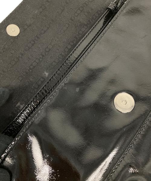 CELINE（セリーヌ）CELINE (セリーヌ) パテント ロゴプレート ワンショルダーバッグ ブラック サイズ:なしの古着・服飾アイテム