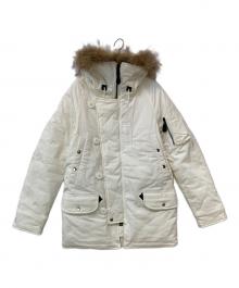 HOUSTON（ヒューストン）の古着「N-3B フライトジャケット」｜ホワイト