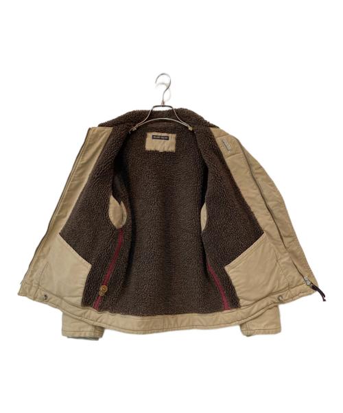 BLUE BLUE（ブルーブルー）BLUE BLUE (ブルーブルー) 裏地ボアデッキジャケット ベージュ サイズ:Lの古着・服飾アイテム