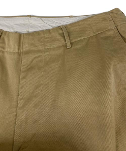 nanamica（ナナミカ）nanamica (ナナミカ) Wide Chino Pants　ワイドチノパンツ ベージュ サイズ:36の古着・服飾アイテム