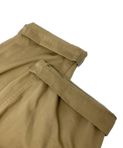 nanamica（ナナミカ）nanamica (ナナミカ) Wide Chino Pants　ワイドチノパンツ ベージュ サイズ:36の古着・服飾アイテム