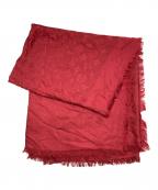 LOUIS VUITTONルイ ヴィトン）の古着「ショール モノグラム シャイン」｜レッド