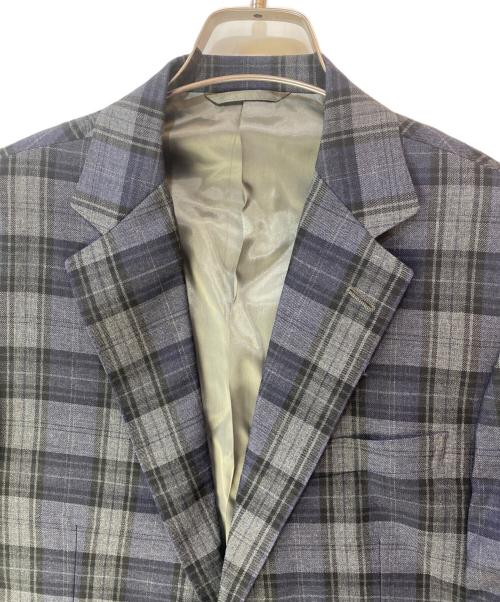 NEWYORKER（ニューヨーカー）NEWYORKER (ニューヨーカー) KEITA MARUYAMA (ケイタマルヤマ) 3ピーススーツ ネイビー×グレー サイズ:48の古着・服飾アイテム