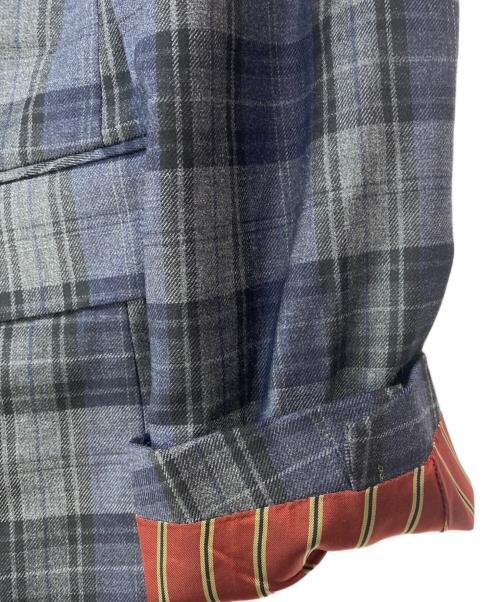 NEWYORKER（ニューヨーカー）NEWYORKER (ニューヨーカー) KEITA MARUYAMA (ケイタマルヤマ) 3ピーススーツ ネイビー×グレー サイズ:48の古着・服飾アイテム