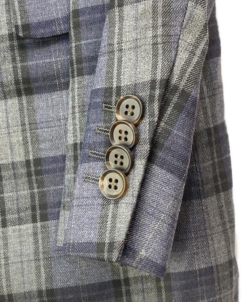 NEWYORKER（ニューヨーカー）NEWYORKER (ニューヨーカー) KEITA MARUYAMA (ケイタマルヤマ) 3ピーススーツ ネイビー×グレー サイズ:48の古着・服飾アイテム