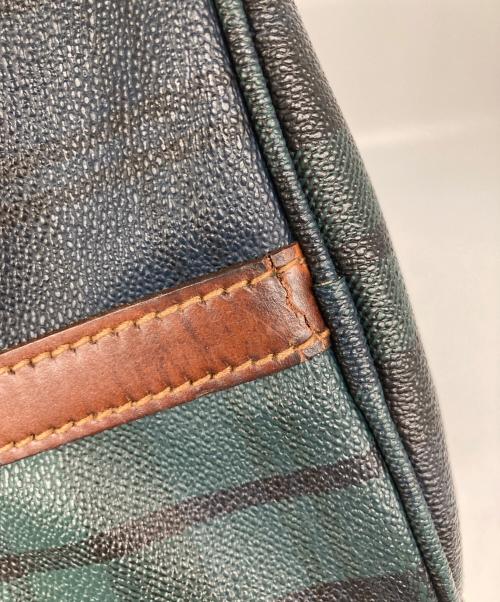 POLO RALPH LAUREN（ポロ・ラルフローレン）POLO RALPH LAUREN (ポロ・ラルフローレン) ブラックウォッチミニボストンバッグ グリーン サイズ:なしの古着・服飾アイテム