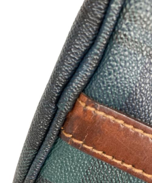 POLO RALPH LAUREN（ポロ・ラルフローレン）POLO RALPH LAUREN (ポロ・ラルフローレン) ブラックウォッチミニボストンバッグ グリーン サイズ:なしの古着・服飾アイテム