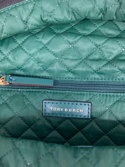 TORY BURCH（トリーバーチ）TORY BURCH (トリーバーチ) PIPER SMALL ZIP BACKPACK/ パイパー スモール ジップ バックパック ブラック サイズ:なしの古着・服飾アイテム