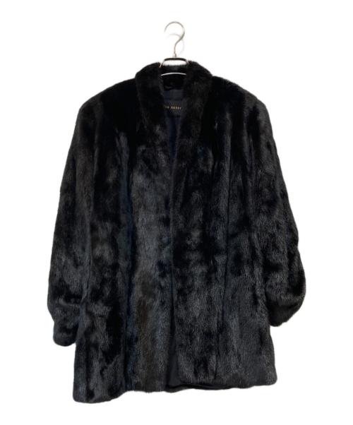 MACK GARRY（マックギャリー）MACK GARRY (マックギャリー) ファーコート ブラック サイズ:15の古着・服飾アイテム