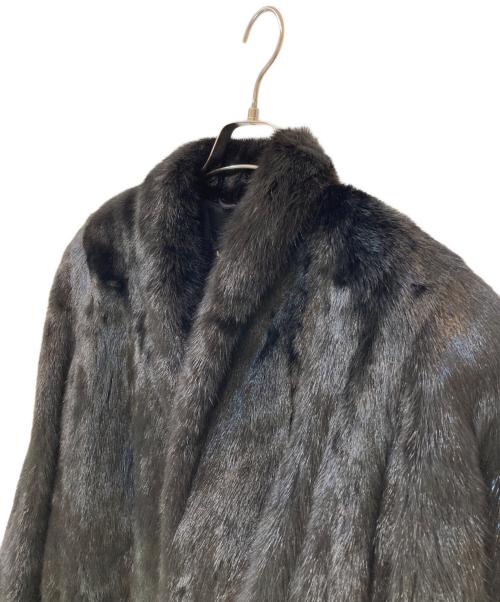 MACK GARRY（マックギャリー）MACK GARRY (マックギャリー) ファーコート ブラック サイズ:15の古着・服飾アイテム