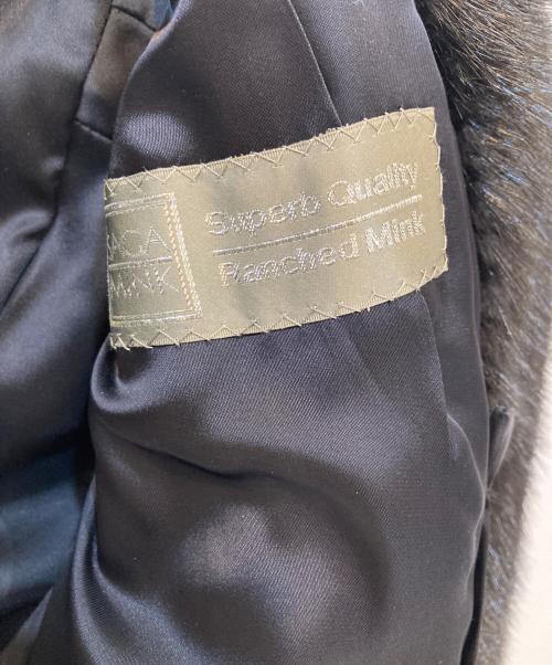 MACK GARRY（マックギャリー）MACK GARRY (マックギャリー) ファーコート ブラック サイズ:15の古着・服飾アイテム