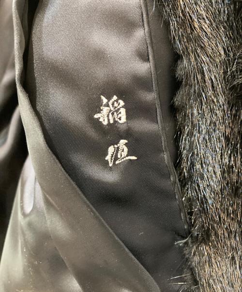 MACK GARRY（マックギャリー）MACK GARRY (マックギャリー) ファーコート ブラック サイズ:15の古着・服飾アイテム