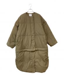 emmi atelier（エミアトリエ）の古着「金子綾 ecoマルチウェイダウン」｜カーキ