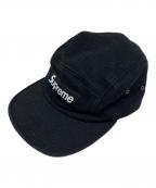 SUPREMEシュプリーム）の古着「Box Logo Washed Twill Camp Cap/ボックスロゴ ウォッシュドツイル キャンプキャップ」｜ブラック