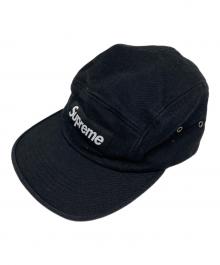 SUPREME（シュプリーム）の古着「Box Logo Washed Twill Camp Cap/ボックスロゴ ウォッシュドツイル キャンプキャップ」｜ブラック