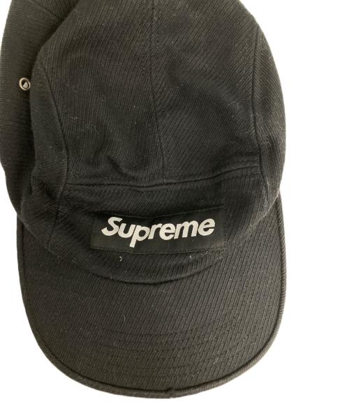 SUPREME（シュプリーム）Supreme (シュプリーム) Box Logo Washed Twill Camp Cap/ボックスロゴ ウォッシュドツイル キャンプキャップ ブラック サイズ:なしの古着・服飾アイテム