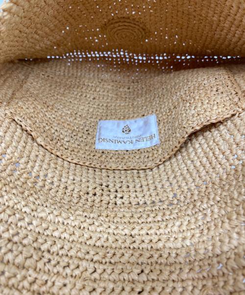 HELEN KAMINSKI（ヘレンカミンスキー）HELEN KAMINSKI (ヘレンカミンスキー) ビット ラフィアショルダーバッグ ベージュの古着・服飾アイテム