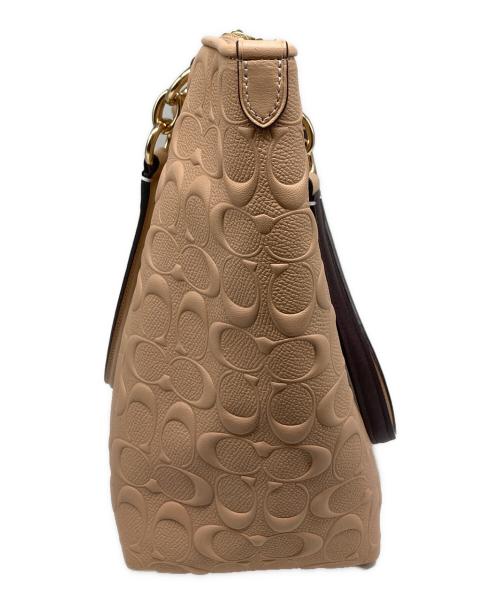 COACH（コーチ）COACH (コーチ) デボスドシグネチャー エンボストートバッグ ピンク サイズ:なしの古着・服飾アイテム