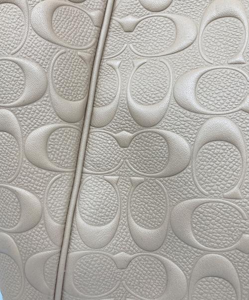 COACH（コーチ）COACH (コーチ) デボスドシグネチャー エンボストートバッグ ピンク サイズ:なしの古着・服飾アイテム