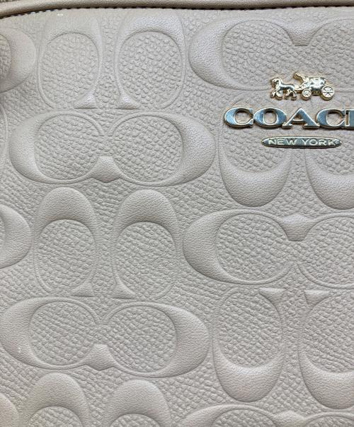 COACH（コーチ）COACH (コーチ) デボスドシグネチャー エンボストートバッグ ピンク サイズ:なしの古着・服飾アイテム