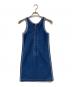 adidas (アディダス) デニム スリーストライプス タンクワンピース インディゴ サイズ:XS 未使用品：5000円