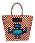 MARNI（マルニ）の古着「ピクニックバッグ」｜ホワイト×レッド