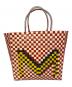 MARNI (マルニ) ピクニックバッグ ホワイト×レッド：9000円