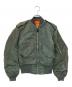 ALPHA（アルファ）の古着「MA-1ジャケット」｜カーキ