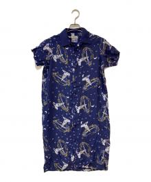 Sun Surf×BEAMS BOY（サンサーフ×ビームスボーイ）の古着「ハワイアン シャツワンピース」｜ネイビー