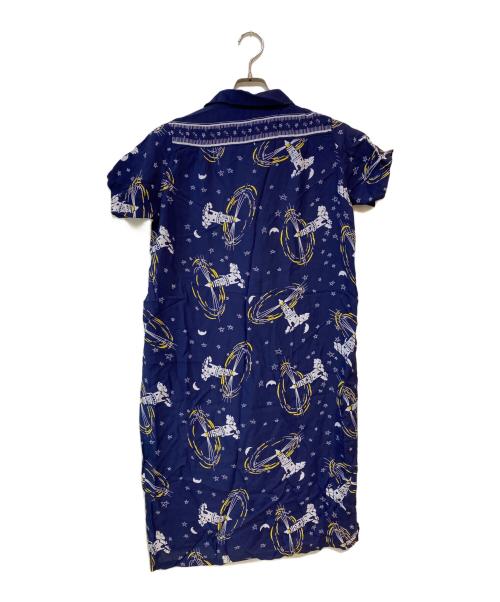 Sun Surf（サンサーフ）Sun Surf (サンサーフ) BEAMS BOY (ビームスボーイ) ハワイアン シャツワンピース ネイビー サイズ:Ｆreeの古着・服飾アイテム