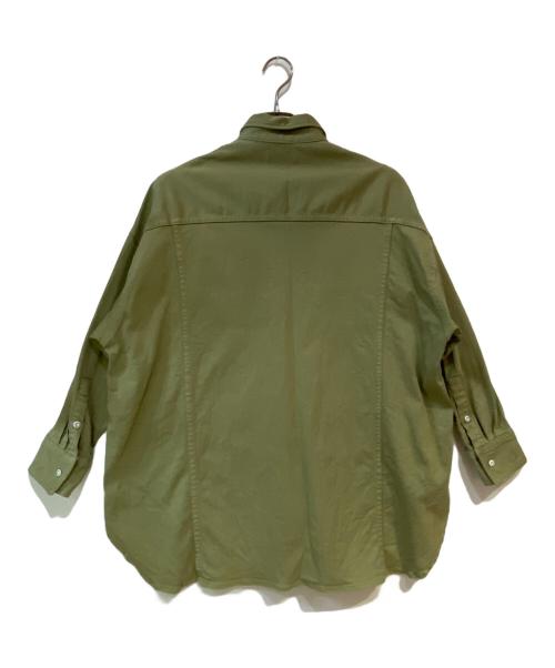 Healthy DENIM（ヘルシーデニム）Healthy DENIM (ヘルシーデニム) Almond デニムシャツ グリーンの古着・服飾アイテム