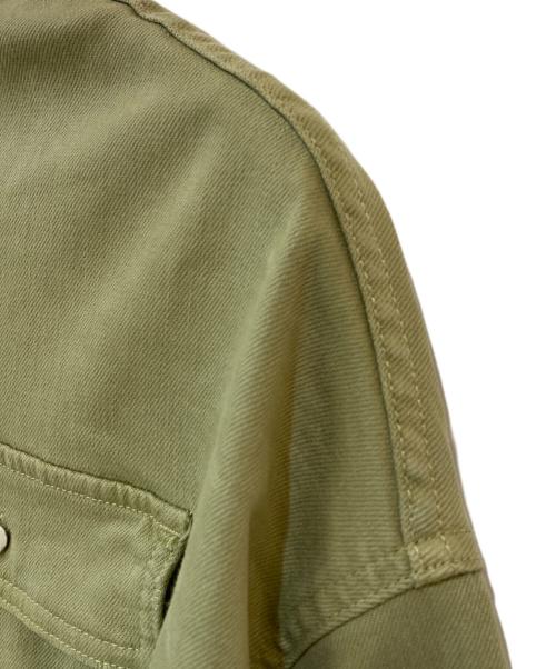 Healthy DENIM（ヘルシーデニム）Healthy DENIM (ヘルシーデニム) Almond デニムシャツ グリーンの古着・服飾アイテム