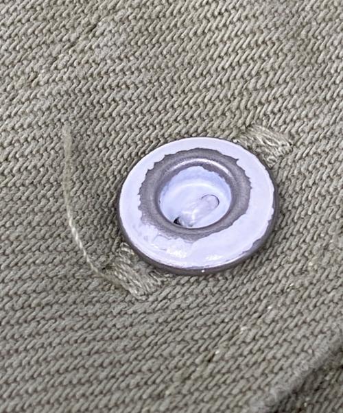 Healthy DENIM（ヘルシーデニム）Healthy DENIM (ヘルシーデニム) Almond デニムシャツ グリーンの古着・服飾アイテム