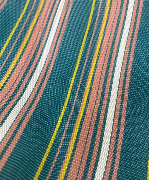 MARNI（マルニ）MARNI (マルニ) フラワーカフェ MARKET STRIPE BAG レッド×グリーンの古着・服飾アイテム