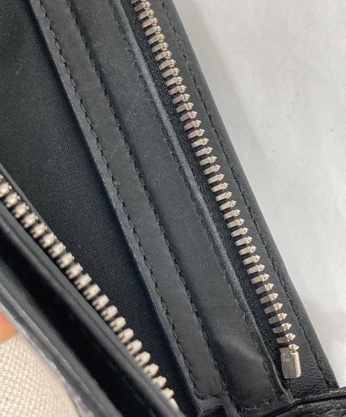 BALENCIAGA（バレンシアガ）BALENCIAGA (バレンシアガ) NAVY POCHETTE キャンバスロゴショルダーバッグ アイボリー×ブラックの古着・服飾アイテム