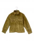 KIRIN FIREキリンファイア）の古着「スウェードレザージャケット」｜ベージュ
