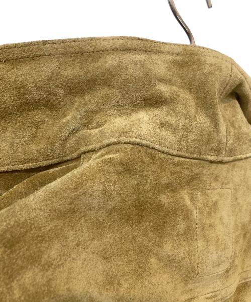 KIRIN FIRE（キリンファイア）KIRIN FIRE (キリンファイア) スウェードレザージャケット ベージュ サイズ:FREEの古着・服飾アイテム