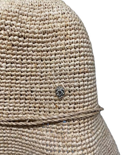 HELEN KAMINSKI（ヘレンカミンスキー）HELEN KAMINSKI (ヘレンカミンスキー) ラフィアハット アイボリーの古着・服飾アイテム