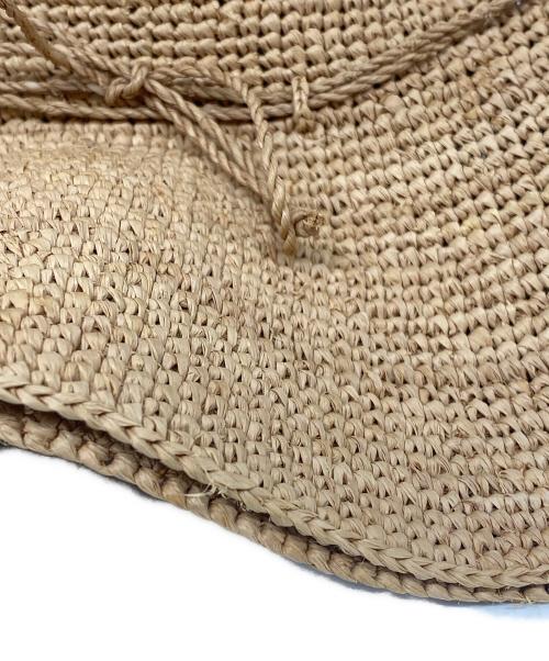 HELEN KAMINSKI（ヘレンカミンスキー）HELEN KAMINSKI (ヘレンカミンスキー) ラフィアハット アイボリーの古着・服飾アイテム