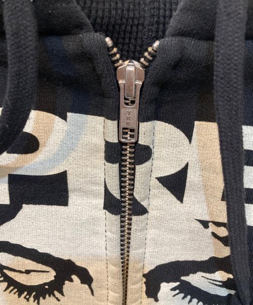 Hysteric Glamour（ヒステリックグラマー）Hysteric Glamour (ヒステリックグラマー) SUPREME (シュプリーム) 24FW Thermal Lined Zip Up Hooded Sweatshirt ブラック サイズ:Lの古着・服飾アイテム