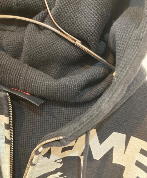 Hysteric Glamour（ヒステリックグラマー）Hysteric Glamour (ヒステリックグラマー) SUPREME (シュプリーム) 24FW Thermal Lined Zip Up Hooded Sweatshirt ブラック サイズ:Lの古着・服飾アイテム