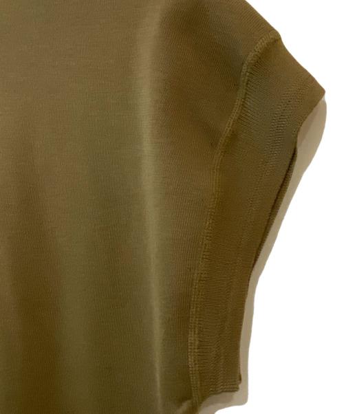 HYKE（ハイク）HYKE (ハイク) シルク混ノースリーブニット グリーン サイズ:1の古着・服飾アイテム