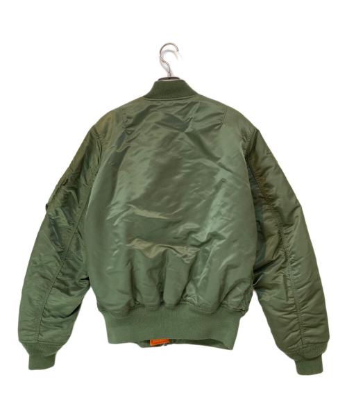 ALPHA（アルファ）ALPHA (アルファ) MA-1 フライトジャケット カーキ サイズ:Sの古着・服飾アイテム