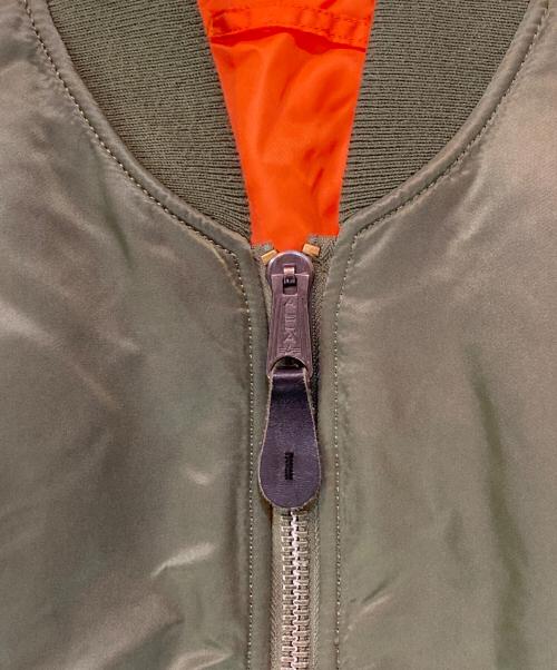 ALPHA（アルファ）ALPHA (アルファ) MA-1 フライトジャケット カーキ サイズ:Sの古着・服飾アイテム