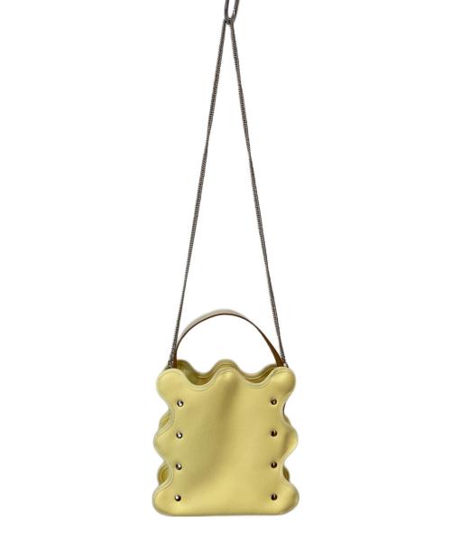 nori enomoto（ノリ エノモト）nori enomoto (ノリ エノモト) Mardi matin / チェーンショルダーバッグ レモンイエローの古着・服飾アイテム