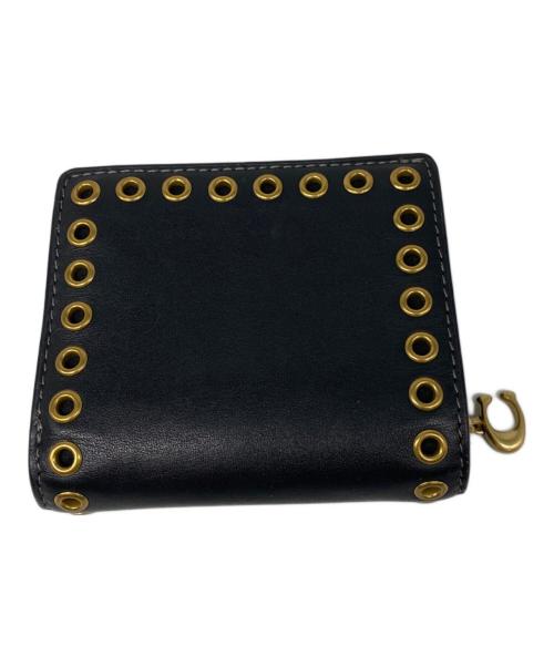 COACH（コーチ）COACH (コーチ) スナップ ウォレット・グロメット ブラックの古着・服飾アイテム