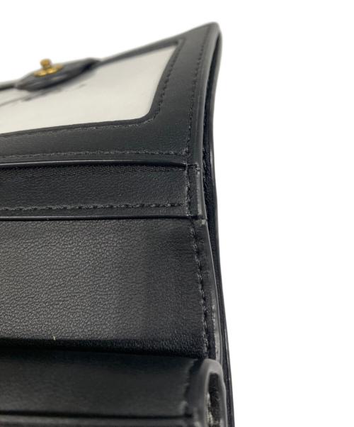 COACH（コーチ）COACH (コーチ) スナップ ウォレット・グロメット ブラックの古着・服飾アイテム